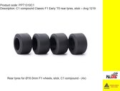 Policar - F1 Rear Tyres C1 Compound Slick Dwg 1310 4x (Plc-ppt1310c1)