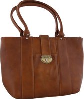 Dielay - Luxe Leren Tas - Echt Leer - 41x29x12 cm - Bruin