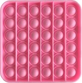ORIGINEEL - POP IT Fidget toy - Roze - Vierkante vorm - Gezien op TIK TOK