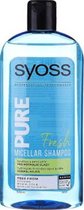 SYOSS Pure Fresh Micellar Shampoo - Voordeelverpakking 3 x 500 ml