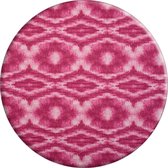 MixMamas Rond Tafelkleed Gecoat - Ø 140 cm - Tie Dye roze