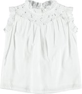Name it blouse meisjes - wit - NKFfanne - maat 158/164