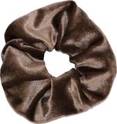 Scrunchie Velvet Bruin - Haaraccessoires