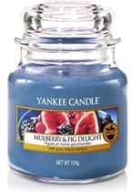 Yankee Candle Geurkaars Small Mulberry & Fig Delight - 9 cm / ø 6 cm