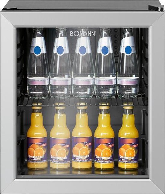 Koelkast: Bomann KSG 7282 - Barmodel koelkast met glazen deur - 48 liter, van het merk Bomann