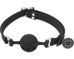 Banoch - ball gag siliconen small - zwart Ø 3,5 cm