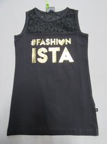 rumbl , zomer jurk , donker grijst , # Fashion Ista  ,   116 / 122 -  6/7jaar