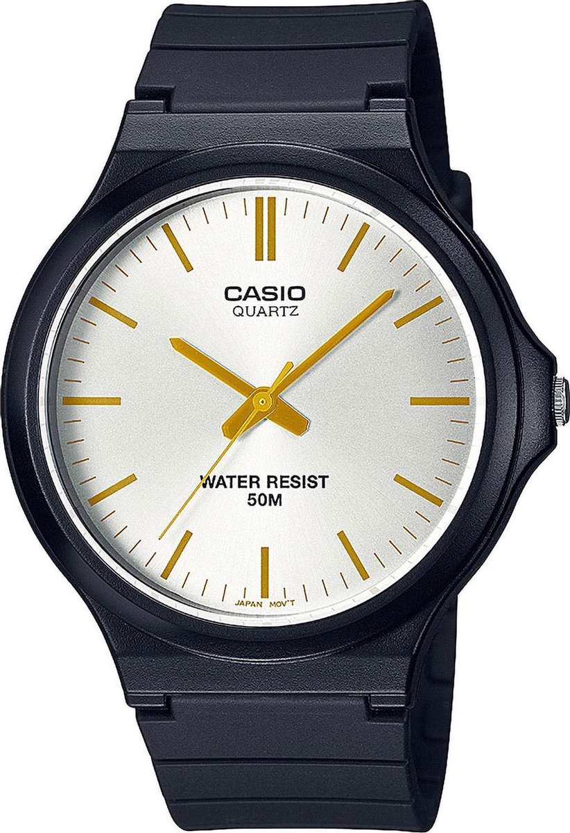 Casio Casio Collection MW-240-7E3VEF Horloge - Kunststof - Zwart - Ø 40 mm