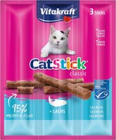 Vitakraft Catstick Mini - Kattensnack - Zalm - MSC Keurmerk - 3 sticks