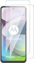 Screenprotector Glas - Tempered Glass Screen Protector Geschikt voor: Motorola Moto G 5G Plus - 2x