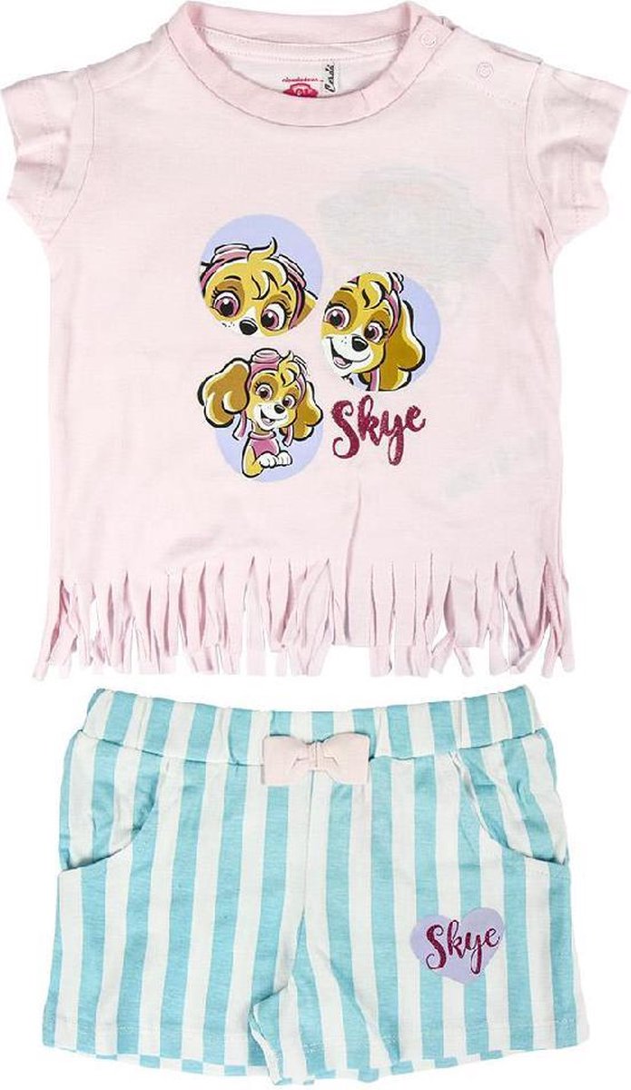 Paw Patrol 2-delige zomerset - broekje+shirtje - maat 68 (6 maanden)