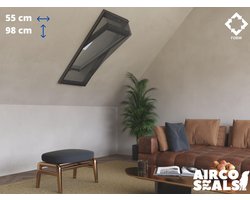 Insecten Hor Dakraam – 55 x 98 cm – Hor Geschikt voor Velux CK04 | Fakro/Optilight 02 | LuXtra C4A - Insect Raamhor - Vliegenhor – Velux Tuimelvenster Oplossing