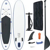 SUP board 330cm kleur blauw-wit, complete set, paddleboard, subboard, supboard