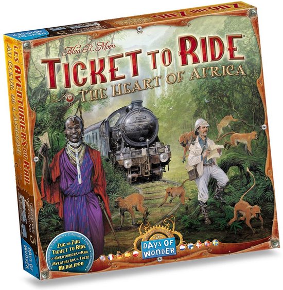 Ticket to Ride Afrika - Uitbreiding - Bordspel