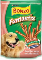 Bonzo Funtastix - Bacon & Kaas - Hondensnack - 175 g