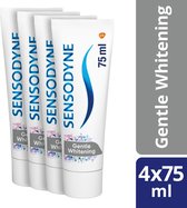 Bol.com Sensodyne Gentle Whitening 4 X 75 ML - Tandpasta voor gevoelige tanden aanbieding