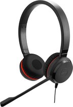 Jabra Evolve 20SE MS Stereo Headset Bedraad Hoofdband Kantoor/callcenter USB Type-A Zwart