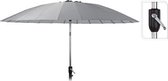 Parasol Shanghai Ø270 cm met Knik – Licht Grijs