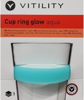 Cup ring glow aqua meer grip op je beker