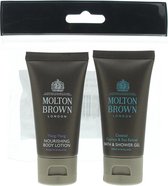 Molton Brown 2 Piece Gift Set: Coastal Cypress & Sea Fennel Body Wash 30ml - Ylang Ylang Body Lotion 30ml