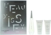 Issey Miyake L'Eau d'Issey Pure Giftset - 50 ml eau de parfum spray + 50 ml showergel + 50 ml bodylotion - cadeauset voor dames