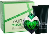 Thierry Mugler Aura Giftset - Thierry Mugler Aura Festive Eau de Parfum 50 ml + Bodylotion 50 ml + Shower Milk 50 ml - Heren