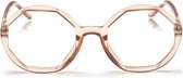 Looplabb Lolita leesbril +1.00 - champagne