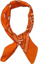 Bandana / Kleine Sjaal Oranje - Wit