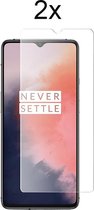 OnePlus 6T Screenprotector - Beschermglas OnePlus 6T Screen Protector Glas - 2 stuks