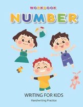 Number Writing for kids: Handwriting Practice Book For Kids Writing Page and Coloring Book: Numbers 1-10: For Preschool, Kindergarten, and Kids Ages 3+:8.5x11: 50 pages