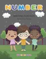 Number Writing for kids: Handwriting Practice Book For Kids Writing Page and Coloring Book: Numbers 1-10: For Preschool, Kindergarten, and Kids Ages 3+:8.5x11: 50 pages