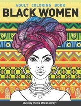 Black women Adults Coloring Book