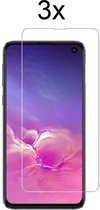 Samsung S10e Screenprotector - Beschermglas Samsung Galaxy S10e Screen Protector Glas - 3 stuks