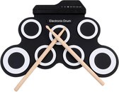 Áengus Elektronische Drumpads , USB Drumpad met pedalen voor Kickdrum en Hihat