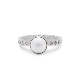 Melano Twisted Let's Love ring set - dames - zilverkleurig - maat 60