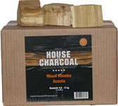 Rookhout Chunks Acacia - Smoking wood Acacia Chunks - 5 kg