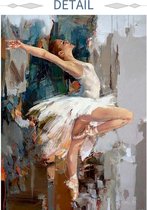 Schilderen op nummer - Do it yourself painting - Ballet - 40 x 50cm