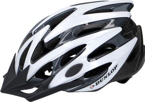 MTB helm Dunlop maat L | mountainbike helm | fiets helm wit | lichtgewicht  | bol.com
