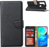 Xssive Hoesje voor Motorola Moto G8 - Book Case - Zwart