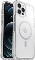 OtterBox Symmetry Plus hoesje met MagSafe voor Apple iPhone 12 Pro Max - Transparant
