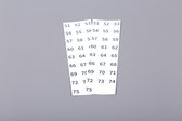 Sticker numbers for ESD Plastic tray 2x 51-75