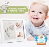 UMIGAL Baby Fotolijst met Klei Voetafdruk & Handafdruk – Kraamcadeau Babyshower