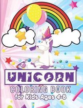 Unicorn Coloring Book for Kids Ages 4-8