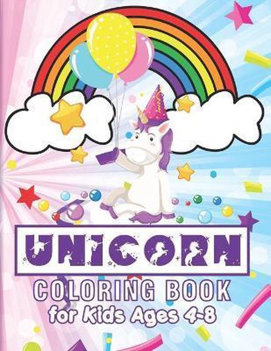 Unicorn Coloring Book for Kids Ages 48, Modern Creative Publishing