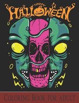 Happy Halloween Coloring Book for Adult