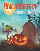 First Halloween Kids Coloring Book