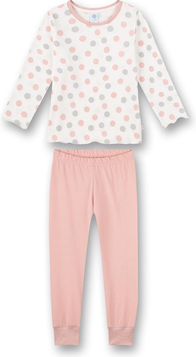 Sanetta pyjama Multi Dots Pink maat 116