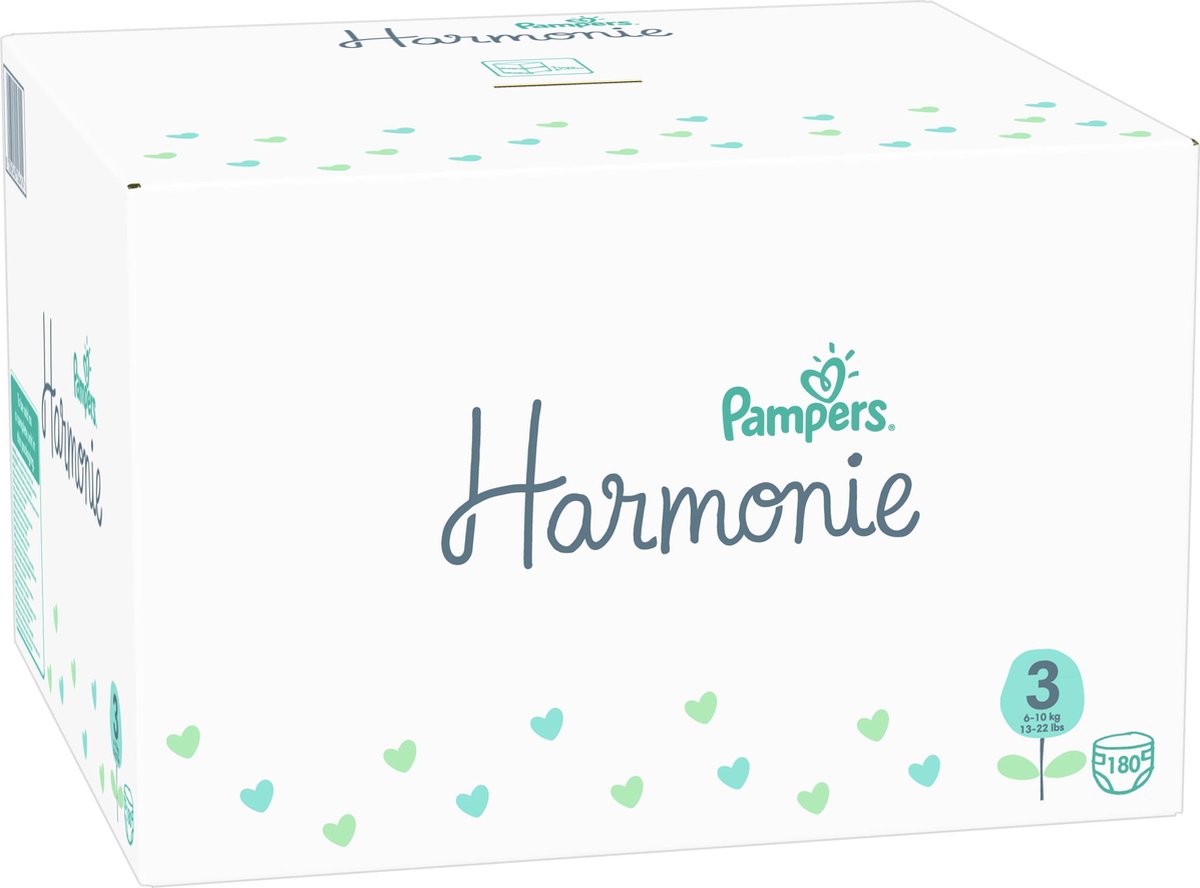 Achetez Pampers Harmonie Taille 3 6-10kg 74 couches à 24.75€ seulement ✓  Livraison GRATUITE dès 49€