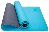 Sens Design yogamat sportmat fitnessmat - lichtblauw/grijs