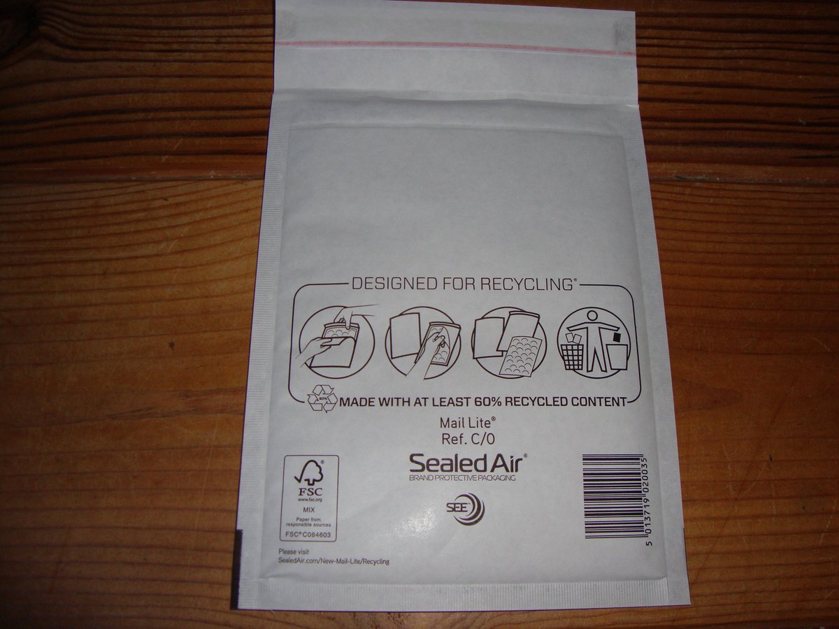 Luchtkussenenvelop Mail Lite C/0, 150 x 210 mm (doos a 100 stuks)